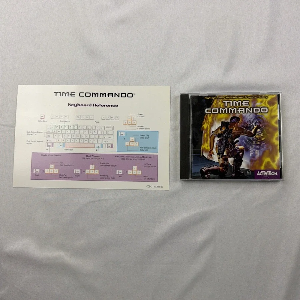 Time Commando PC Big Box (1996 Activision)